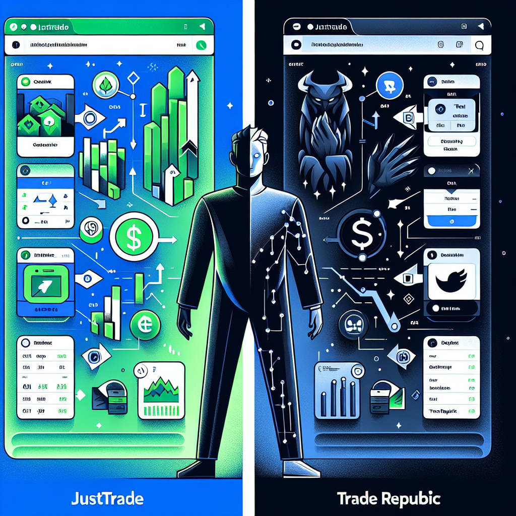 Einzeiliger Titelvorschlag: Brokerage Battle: Trade Republic vs. justTRADE – Der ultimative Vergleich der Neo Broker